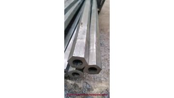 Cold drawn hollow hexagonal steel