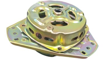 Washing machine spinning motor housing