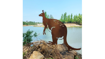 corten steel art decoration