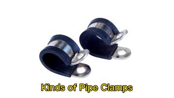Supply standard good quality carbon steel galvanized with nut M8/10 pipe clamp with rubber1