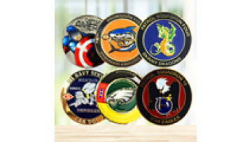 2023 most popular enamel coins 3D custom metal coins U.S.  SEALs challenge coins1
