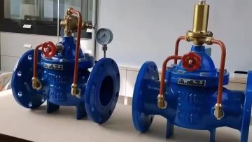 Pilot operated reducing pressure valve