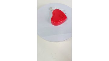 Heart shaped USB music box with Bluetooth connectivity for downloading music