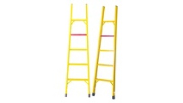 Customized Insulated Fiberglass Straight Step Ladder1
