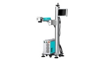 Flying Laser Marking Machine Used in Optical Fiber UV co2 laser marking machine of Food  Production Line1