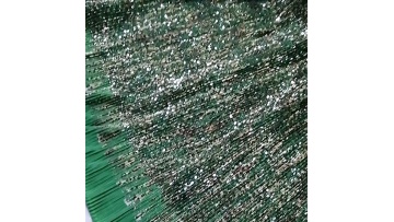 Fast delivery FDY with 3mm sequins embroidery with foil and pleated fabric for long dress1