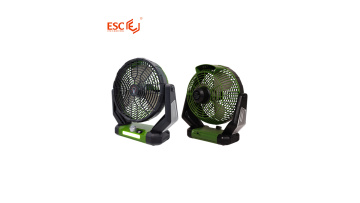 Solar rechargeable fan