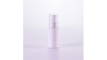 Opal White Lotion Bottle With Transparent Overcap