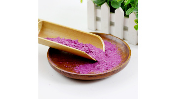Dehydrated Purple Potato Snowflakes