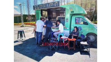 Street milk tea, ice cream, dessert truck