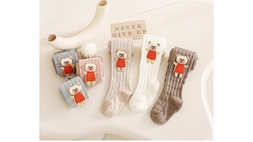 Red teddy bear jumpsuit pantyhose