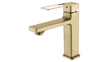  Single Lever Brass Hot And Cold Basin Faucet