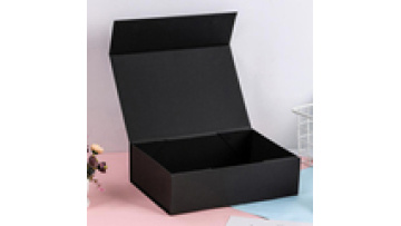 Custom Logo Design Handmade Cosmetic Box Luxury Black Paper Cardboard Foldable Magnetic Gift Box1