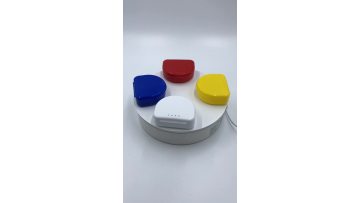 Hot Sale Fashionable High Quality False Tooth Cover Dental Orthodontic Retainer Box Case With Logo1