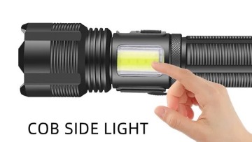 Best Seller High Lumens Handy Compact Outdoor Waterproof USB-C Rechargeable Flashlight 5 Modes Handheld XHP50 Torch1