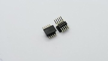 1.27mm Pitch SMT Dual Row Header with 90° Angle Pins