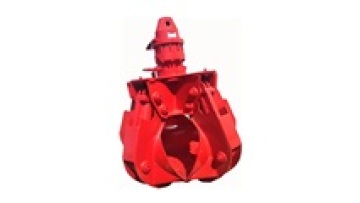 Hydraulic Orange Peel Grapple 0.32 Liters Loading Capacity for Metal Scrap Handling1