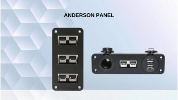 3 Way 50Amp Anderson Plug Style Connector Panel Anderson Flush Mount Housing1