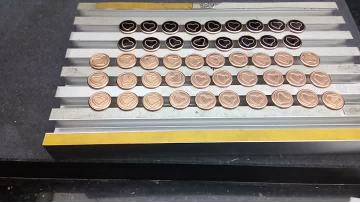 WELDO ENAMELLING MACHINE coloring copper buttons