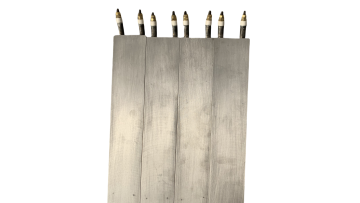 Cast aluminum electric heating module