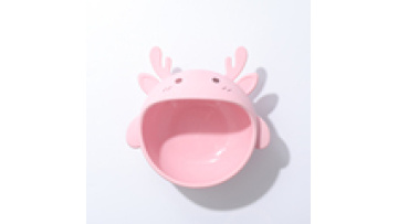 New Products BPA Free  Silicone  Baby suction Feeding bowl Silicone Dishes Dinner bowl1