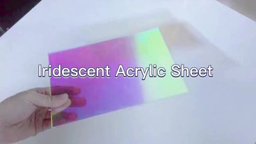 1.8-40mm colorful iridescent rainbow acrylic mirror sheet1