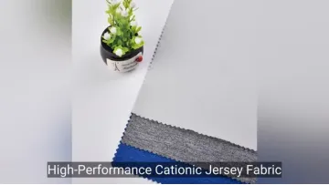 High-Performance Cationic Jersey Fabric for Sportswear with Wicking1