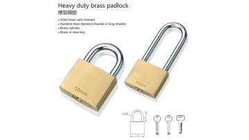 heavy duty brass padlock