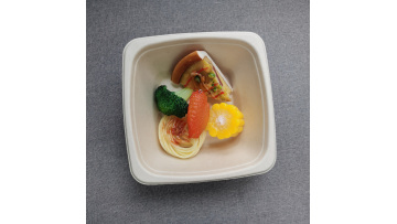 Biodegradable Sugarcane Packaging 32oz Square Bowl