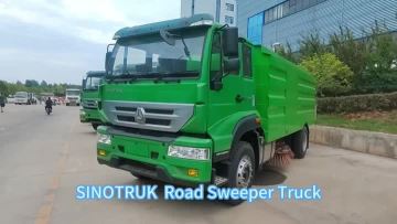 HOWO 6 Wheelers 10CBM Street Sweeper