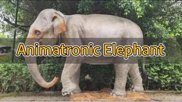 animatronic elephant video