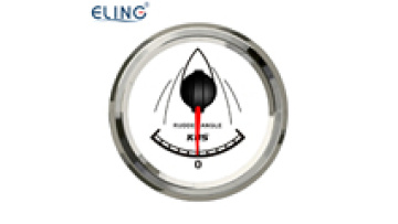 KUS 52mm Rudder Angle Indicator Gauge with Dual Backlight for Marine Vessels1