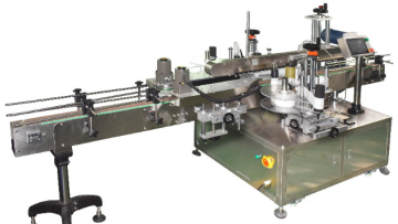 Fast speed double side PLC control Label applicator flat square bottle labeling machine flat labeling machine1