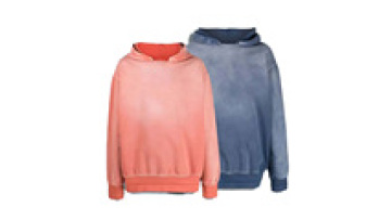 Vintage Acid Washed Hoodie Custom your own Logo Blank sun fader Hoodie Oversized Pocket  Cotton  Pullover1