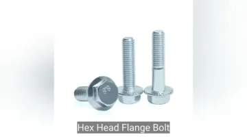 Hardware Fasteners High Quality M3-M30 Stainless Steel 304/316 Hexagon Flange Bolt1
