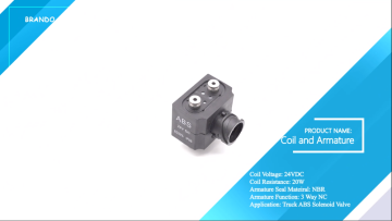 Truck ABS Valve 24VDC Solenoid Coil With Armature 
