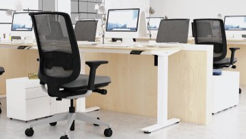 Contuo Electric Standing Desk Computer Height-adjustable Table Smart Furniture Modern Design1