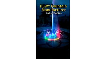Weatherproof Dry Water Fountain for Outdoor Plazas