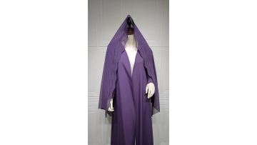 Open Abaya Set with Hijab for Muslim Women
