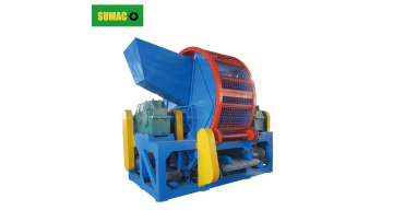 ZPS-800 tire shredder with DCT-500