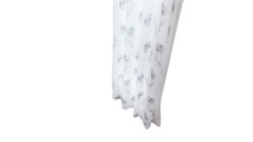 Fresh design  100%polyester floral print style  ready made window curtain1