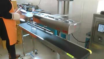 Automatic continuous induction sealer heat aluminum foil sealing machine1