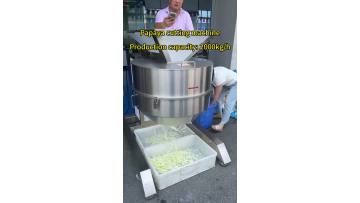 Papaya cutting machine French fries cutting machine