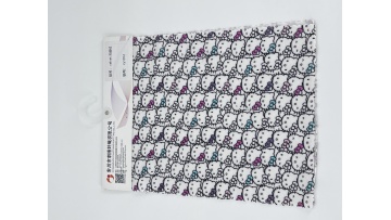 Polyester printed velvet