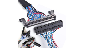 custom 20 30 40 50 pin lcd panel display lvds cable1