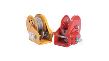 1200Lbs Self-Locking Hand Crank Winch - Mini Manual Winch with Brake for Cranes and Hoists1