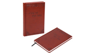 Personalized logo A5 Faux Leather Vintage Leather Cover Custom Planner Journal Notebook Printing1