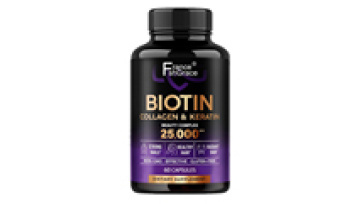 Biotin Collagen Keratin Hyaluronic Acid Capsules Hair Growth Support Supplement Skin & Nails Beauty Complex For Women & Men1