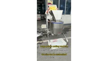 Large potato cutting machine potato slicing machine
