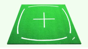 Professional 3d Golf Mat Embroidered Golf Practice Mat Driving Range Golf Hitting Mat With Anti-Slip Bottom for Indoor Outdoor